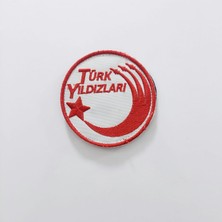 Türk Yıldızları Nakışlı Mont Peçi