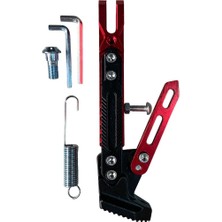 Cg Ayarlı Alüminyum Yan Sehpa Seti Kırmızı