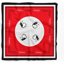Atatürk Desenli Çok Amaçlı Pamuk Fular Bandana