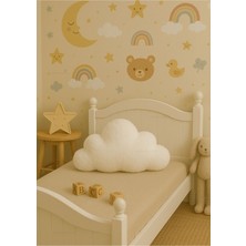 Dekoratif Peluş Bulut Yastık - Kırlent- Minder