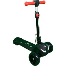 LED Işıklı Hoparlörlü 3 Tekerlekli Yükseklik Ayarlı Elektrikli Scooter - 60W