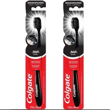 Colgate 360 2’li Siyah Diş Fırçası