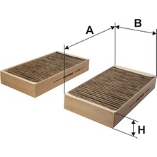 Filtron K1200A-2X Karbonlu Polen Filtresi