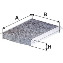 Filtron K1335A Karbonlu Polen Filtresi