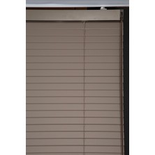Sepya Kahverengi Micro Jaluzi Serisi (P-35700) Metal Kasa Micro Jaluzi Perde 35MM