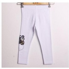 Toontoy Kız Çocuk Tayt Pul Arı Nakış