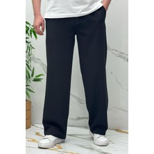 Erkek Baggy Geniş Kesim Pantolon Double Kumaş Yazlık