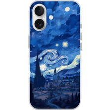 Dali Design iPhone 16 Plus Uyumlu Şeffaf Kılıf Aesthetic 8 Tasarımlı