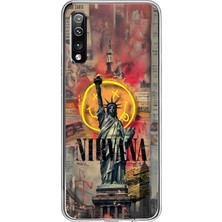 Dali Design Samsung Galaxy A50 Uyumlu Şeffaf Kılıf Aesthetic 3 Tasarımlı