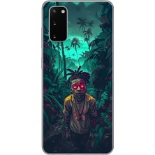 Dali Design Samsung Galaxy S20+ Uyumlu Şeffaf Kılıf Aesthetic 7 Tasarımlı
