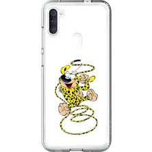 Dali Design Samsung Galaxy A11 Uyumlu Şeffaf Kılıf Cartoon 9 Tasarımlı