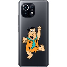 Dali Design Xiaomi Mi 11 Uyumlu Şeffaf Kılıf Cartoon 3 Tasarımlı