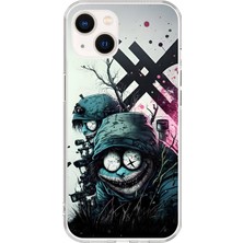 Dali Design iPhone 15 Plus Uyumlu Şeffaf Kılıf Aesthetic 6 Tasarımlı