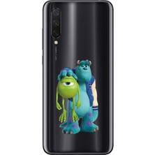 Dali Design Xiaomi Mi 9 Lite Uyumlu Şeffaf Kılıf Cartoon 15 Tasarımlı