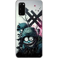 Dali Design Samsung Galaxy S20+ Uyumlu Şeffaf Kılıf Aesthetic 6 Tasarımlı
