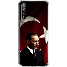 Dali Design Samsung Galaxy A50 Uyumlu Şeffaf Kılıf Atatürk 4 Tasarımlı