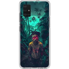 Dali Design Samsung Galaxy A71 Uyumlu Şeffaf Kılıf Aesthetic 7 Tasarımlı
