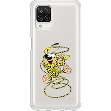 Dali Design Samsung Galaxy A12 Uyumlu Şeffaf Kılıf Cartoon 9 Tasarımlı