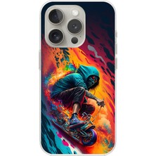 Dali Design iPhone 14 Pro Uyumlu Şeffaf Kılıf Aesthetic 5 Tasarımlı