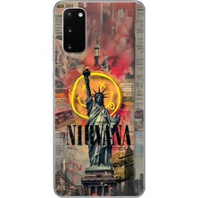 Dali Design Samsung Galaxy S20+ Uyumlu Şeffaf Kılıf Aesthetic 3 Tasarımlı