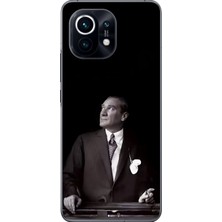 Dali Design Xiaomi Mi 11 Uyumlu Şeffaf Kılıf Atatürk 3 Tasarımlı