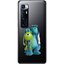 Dali Design Xiaomi Mi 10 Pro Uyumlu Şeffaf Kılıf Cartoon 15 Tasarımlı