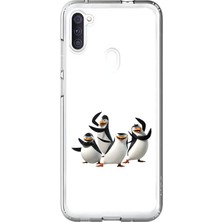 Dali Design Samsung Galaxy A11 Uyumlu Şeffaf Kılıf Cartoon 8 Tasarımlı