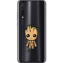 Dali Design Xiaomi Mi 9 Lite Uyumlu Şeffaf Kılıf Chibi 1 Tasarımlı