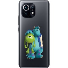 Dali Design Xiaomi Mi 11 Uyumlu Şeffaf Kılıf Cartoon 15 Tasarımlı