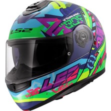 Ls2 Strobe 2 Svent Mavi-Yeşil Kask