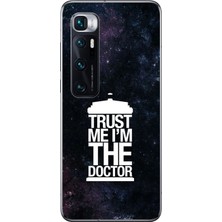 Dali Design Xiaomi Mi 10 Pro Uyumlu Şeffaf Kılıf Doctor Who Tasarımlı