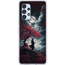 Dali Design Samsung Galaxy A53 Uyumlu Şeffaf Kılıf Samurai 2 Tasarımlı