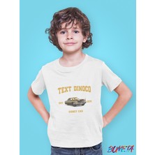 Bumeta Text Dinico Arabalar Cars Şimşek Mcqeen Çocuk Tişört T-Shirt