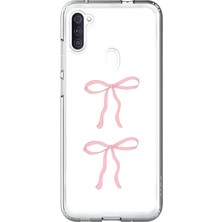 Dali Design Samsung Galaxy A11 Uyumlu Şeffaf Kılıf Kurdele 1 Tasarımlı
