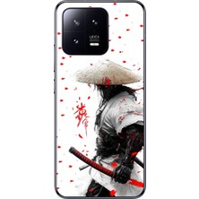 Dali Design Xiaomi Mi 13 Uyumlu Şeffaf Kılıf Samurai 1 Tasarımlı