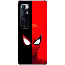 Dali Design Xiaomi Mi 10 Pro Uyumlu Şeffaf Kılıf Spider-Man 2 Tasarımlı