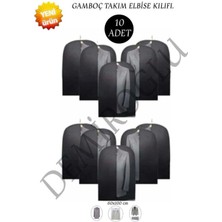 About The Perfect 10 Adet Siyah Takım Elbise Kılıfı, Dolap Düzenleyici Organizer, Şık ve Kullanışlı.