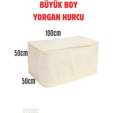 About The Perfect Krem Renk Büyük Boy Yorgan Döşek Yatak Hurcu Kalın Tela Kumaş 100X50X50 cm