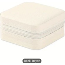 About The Perfect Çok Amaçlı Takı Organizer Çanta, Fermuarlı, Kolye, Küpe, Yüzük Saklama Kılıfı