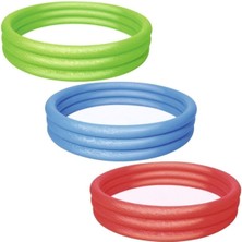 Renkli Şişme Havuz, 183X33CM, 3 Halkalı, Yaz Için Eğlence Aracı