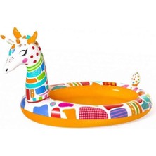 Renkli ve Eğlenceli Çocuk Havuzu, 266 cm Genişlikte, Güvenli Kullanım Sağlar