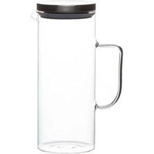 Tohana Metal Kapaklı Cam Sürahi - Şeffaf - 1500 ml