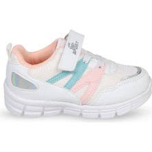 Civil Sport Kız Çocuk Spor Ayakkabı 22-25 Numara Beyaz-Pembe