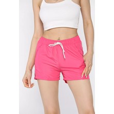 Kadın Baskılı Cepli Deniz Şortu P-00017247