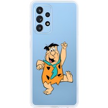 Dali Design Samsung Galaxy A52 Uyumlu Şeffaf Kılıf Cartoon 3 Tasarımlı