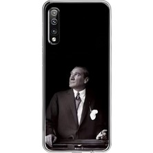 Dali Design Samsung Galaxy A50 Uyumlu Şeffaf Kılıf Atatürk 3 Tasarımlı