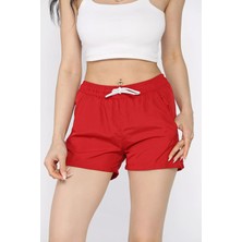 Kadın Baskılı Cepli Deniz Şortu P-00017247