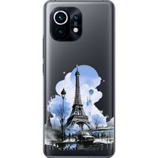 Dali Design Xiaomi Mi 11 Uyumlu Şeffaf Kılıf Paris 2 Tasarımlı