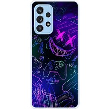 Dali Design Samsung Galaxy A52 Uyumlu Şeffaf Kılıf Graffiti 4 Tasarımlı