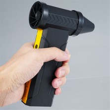 Richard Elektrikli Hava Üfleyici Turbo Jetfan 160000RPM Fırçasız Motor Turbo Şiddetli Fan USB Şarj Edilebilir Güçlü Hava Toz Üfleyici,c (Yurt Dışından)